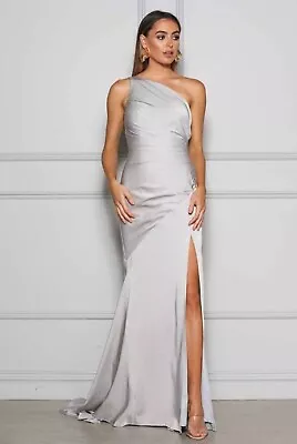 Elle Zeitoune Carol Dress Silver - Size 6 • $150