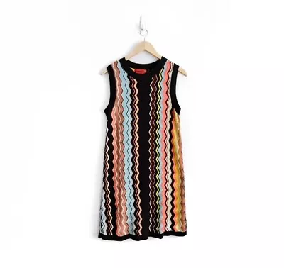 Missoni For Target Sleeveless Knit Dress Large Multicolor Brown Retro • $18