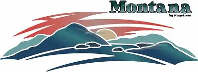 MONTANA RV Graphic Lettering Decal END CAP VERSION 2000  • $99