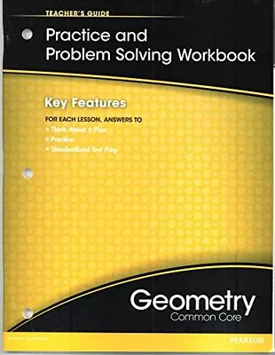 GEOMETRY PRACTICE & PROBLEM-SOLVING WORKBOOK: TEACHER'S By Prentice-hall Staff • $56.75