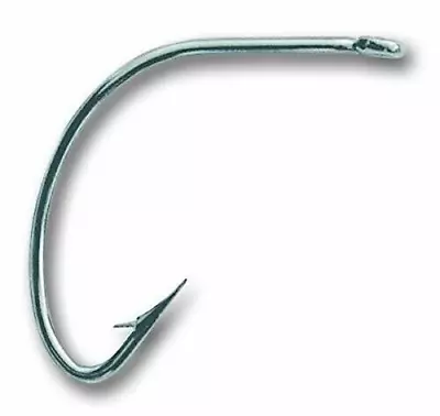 Mustad Wide Gap Hook Nickel Size 3/0 50 Pc ~ NEW • $6.97