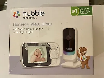 Hubble Nursery 2.8 Inch View Glow Video Baby Monitor ( Missing Power Supply) • £10