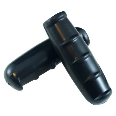 Bike Black Handlebar Grips Grip Universal Mtb Fixie City Road Cycle Vintage Pair • $8.90