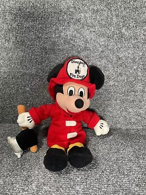 ✨Disneyland Fireman Mickey Mouse Plush Stuffed Beanbag Toy 9  ✨ • $10