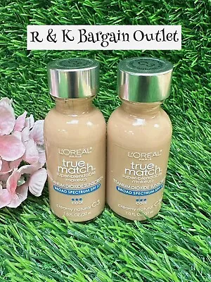 2 ~ L'Oreal True Match Super Blendable Foundation C3 Creamy Natural Cool 1 Oz • $16.79