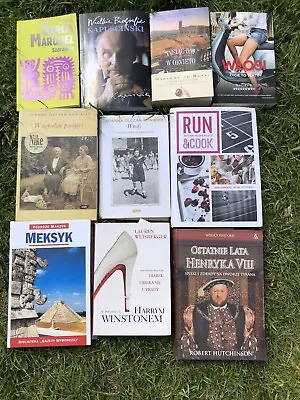 £40 • Buy 10 X Polish Books Polskie Ksiazki Bundle Job Lot, Kapuscinski, Marquez,