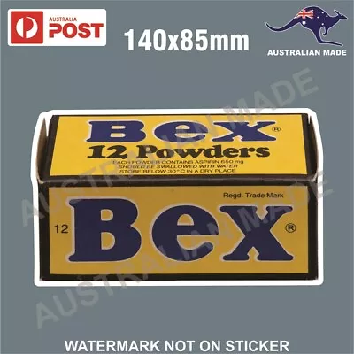 Bex Powder Sticker Vintage Advertising Retro Old School • $5.99