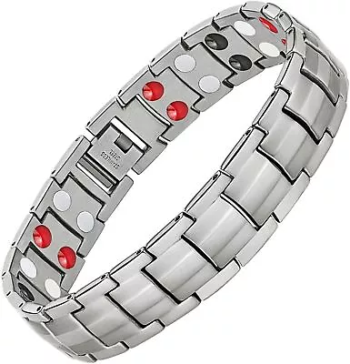 Mens Womens Magnetic Bracelets Therapy Weight Loss Arthritis Health Pain Relief • $9.99