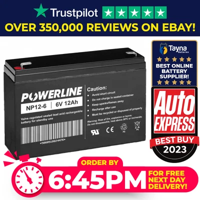 £17.19 • Buy RIDE ON TOY CAR Battery 6V 12AH / 10AH JEEP, MINI, AUDI, RAPTOR, And More