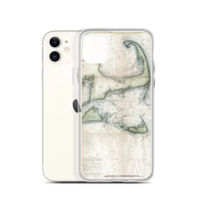 Cape Cod Marthas Vineyard Nantucket Sound IPhone Case Vintage Nautical Chart Map • $17