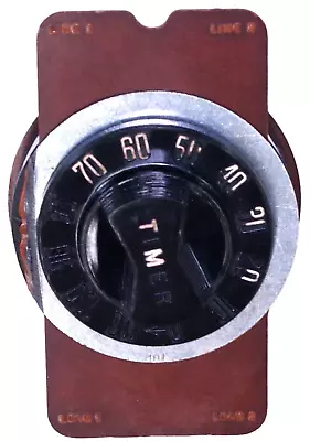 Rare And Vintage LUX Electromechanical Timer From The 1940s  2-pole 25 Amps • $50