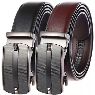 Wholesale Lot Of 12 Pieces Synthetic Reversible Belt With Auto Lock Buckle • $48