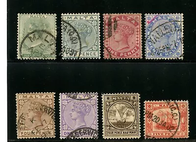 Malta #8-13 #15-16 (M389) (2) Complete Sets Used F-VF CV$61.00 • $9.90