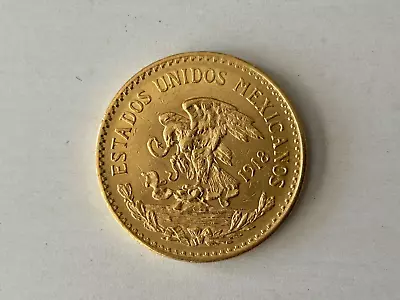1918 Mexico 20 Veinte Pesos Gold Coin • $1175