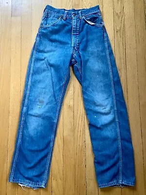 Vintage 50s 60s Ranchcraft Denim Jeans Zipper Fly 24 Waist • $150