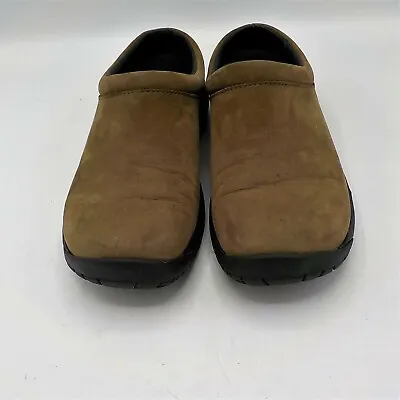 Merrell Moc Encore Nova Womens Slip On Brown Clogs Size 7 • $21