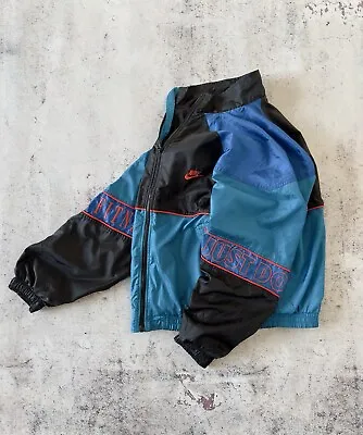 Vintage 90s Nike Nylon Track Jacket V0136 • $54