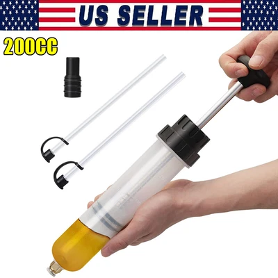 $13.49 • Buy Fluid Extractor Syringe Car Oil Suction Pump Manual Vacuum Fuel Suction Tool