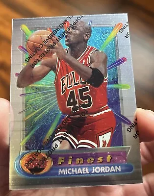 Michael Jordan Topps Finest 1994-95 #331🔥with Peel🔥 • $110