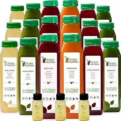 RAW Fountain Juice Cleanse Detox Cold Pressed ORIGINAL All Natural 1357 Day • $209.99