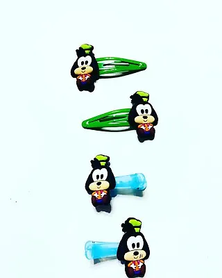 Handmade Hair Bows - Disney - Mickey And Friends - Goofy  #8 Hair Clips • $3