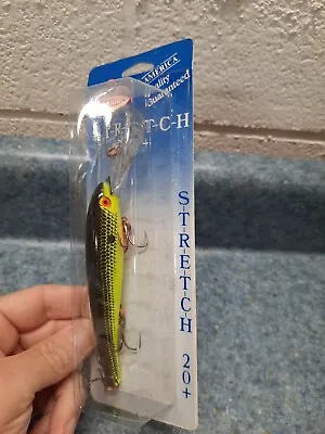 Mann's Stretch 20 + S-T-R-E-T-C-H 20+ Lure Double Stamped Made In USA!  Rare! • $10.99