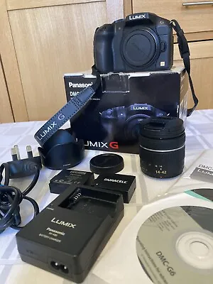 Panasonic LUMIX DMC-G6k Digital Camera - Black (Kit W/ ASPH 14-42mm Lens) • £100