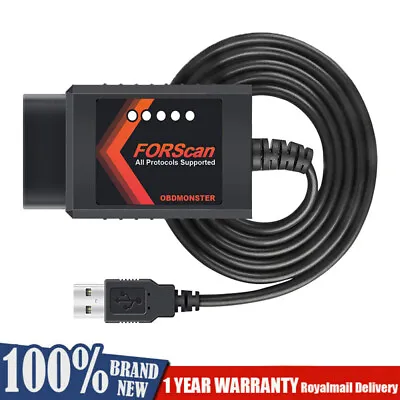 For Ford FORScan OBD2 Scanner USB Adapter Full System Diagnostic Tool F150 F250 • $35