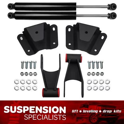 For 1973-1979 Ford F100 4  Rear Drop Lowering Kit W/ Shocks Hangers And Shackles • $337.90