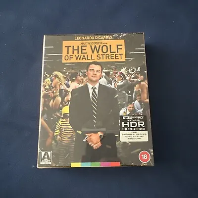 The Wolf Of Wall Street Limited Edition Arrow Video 4K Blu-ray With Booklet OOP • $124.99