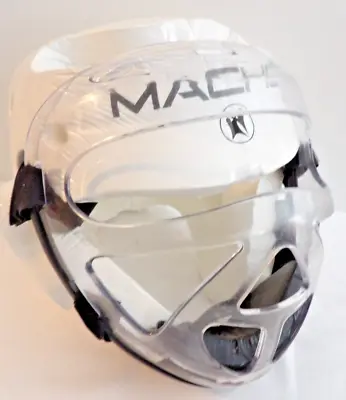 Macho Martial Arts Head Gear Safety Helmet & Face Guard White Size Xl Training • $18.63