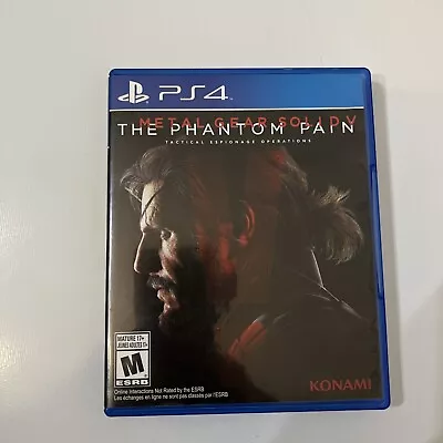 Metal Gear Solid 5: The Phantom Pain Playstation 4 PS4 Used • $15