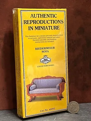 Dollhouse Miniature Biedermeier Sofa Kit 1:12 One Inch Scale DD Mini Mundus • $42.99