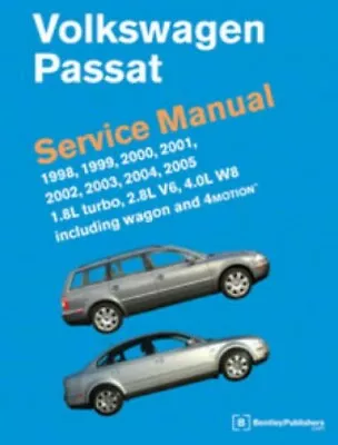 $132.30 • Buy Volkswagen Passat Service Manual 1998-2005 18L Turbo 28L V6 40L W8 Including ...