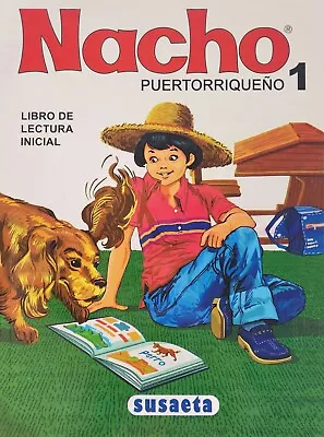 Nacho Puertorriqueño 1: Libro De Lectura Inicial (Edición Original) - Susaeta • $8.99