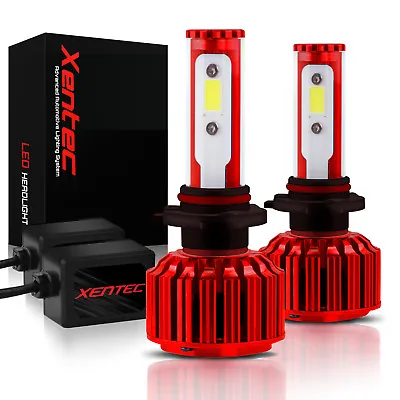 Xentec LED Kit Car Headlight Fog Lights 100W 42000 Lumens Bright H4 H7 H11 9006 • $43.99