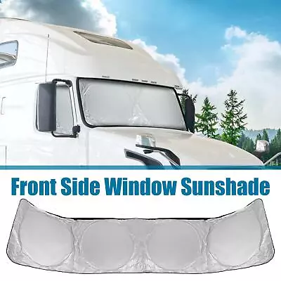 Semi-Truck Sunshade For Windshield And Side Window 240T Block Sun Ray RV Big Rig • $21.72