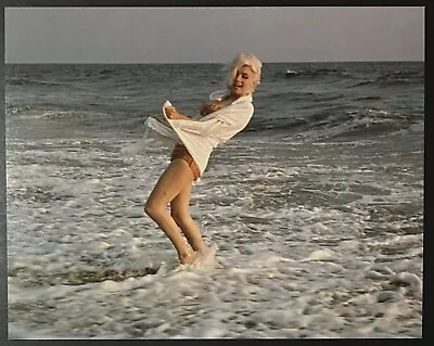 1962 Marilyn Monroe Original Photo George Barris Santa Monica Beach Stamped • $400