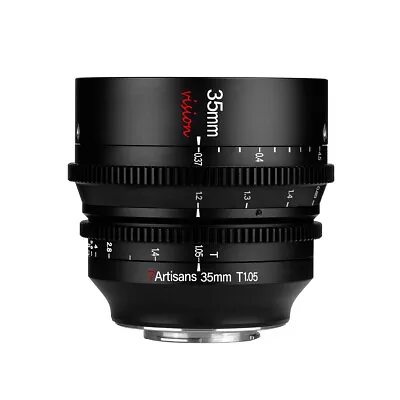 $757.90 • Buy 7Artisans Cine Lens 35mm T1.05 For Sony E NEX A5000 A5100 A6000 A6400 A6600
