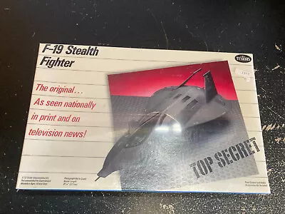 New 1987 Testors Italeri F-19 Stealth Fighter 1:72 Scale Model Kit 575 • $38.89