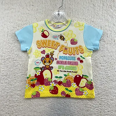 Y2K 2000s Mini K Japan Japanese Colorful Kawaii Kidcore Crop Baby Tee XXS XS • $85