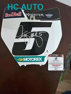 Ryan Dungey Signed #5  Bike Plate- Global Coa- Eli Tomac Ken Roczen • $259