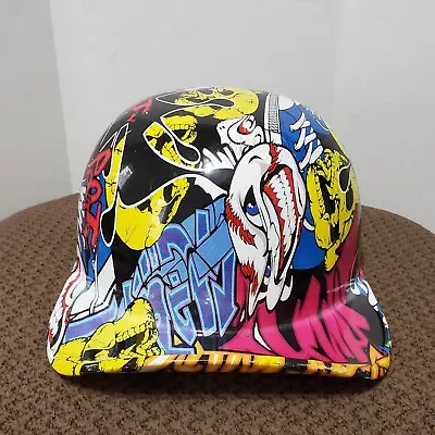 Open Face Motorcycle Half Helmet Retro Baseball Cap Scooter/Moped Helmet Size L • $29.85