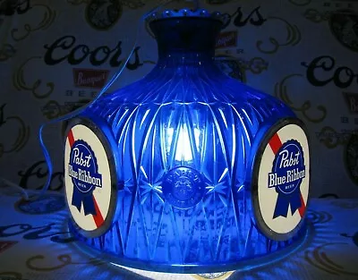 Vtg 1972 Pabst Blue Ribbon Beer Poker Chip Card Pool Table Light Pub Bar Sign A+ • $447.77