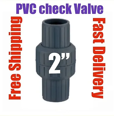 PVC Check Valve 2” LD • $17.50