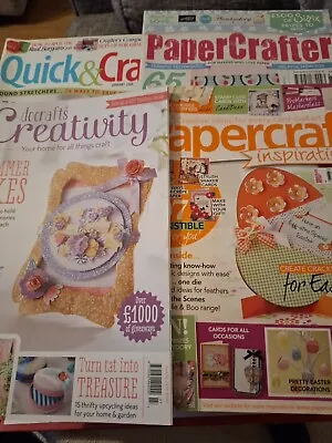 Cardmaking & Papercraft Magazines X 4 • £3.50