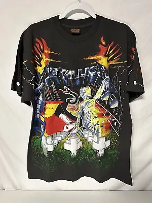 Vintage Metallica Master Of Puppets 1991 AOP Brockum Shirt - Size XL!! • $150