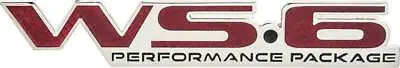 Reproduction Red Rear Bumper Emblem 1996-2002 Pontiac Firebird Trans AM WS6 • $49.98