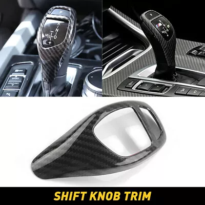 For BMW F30 F20 F10 F15 F25 X5 X3 Carbon Fiber Style Gear Shift Knob Cover Trim • $9.99