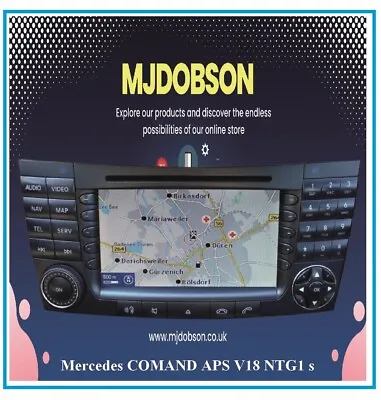 Mercedes New Comand Aps V18 Ntg1 Europe Sat Nav Dvd Disc & V12 Update Cd • £17.95